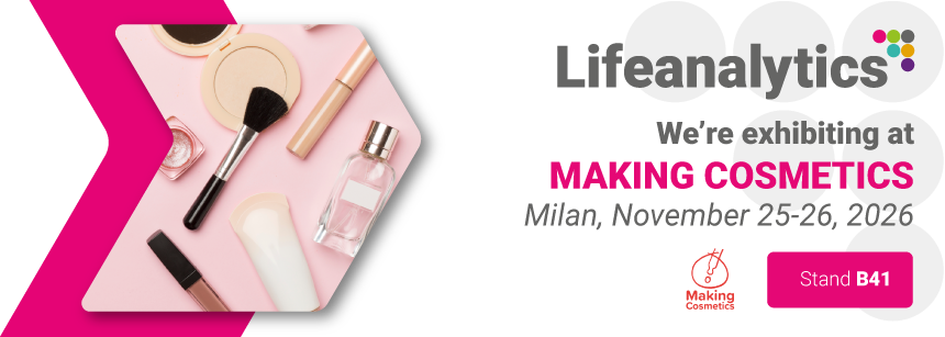 Cosmetic products that represent the Making Cosmetic fair of next November 2026 in which will participate the bus