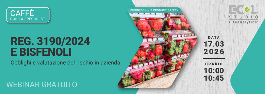 Immagine di alcune vaschette di plastica trasparente contenenti fragole, simbolo del webinar gratuito PRODUCT SAFETY che trat