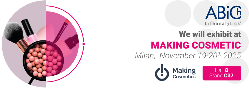 Cosmetic products that represent the Making Cosmetic fair of next November 2025 in which will participate th