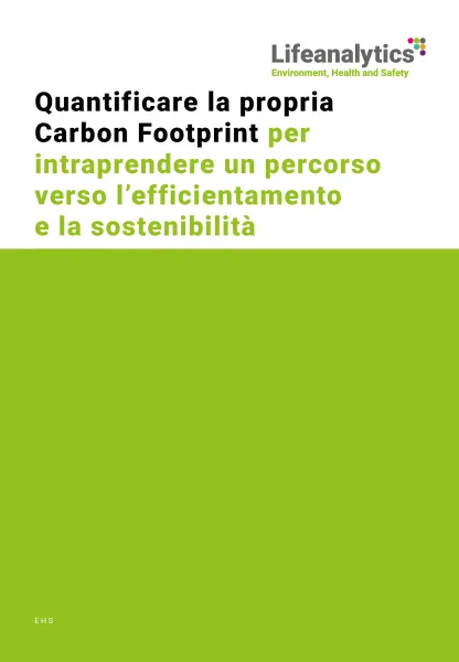 Illustrazione della pubblicazione EHS - Quantificare la propria Carbon Footprint