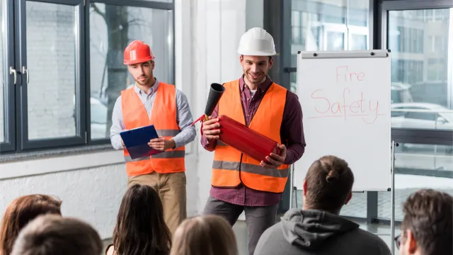 Personale addetto alla formazione del personale in materia di sicurezza antincendio.